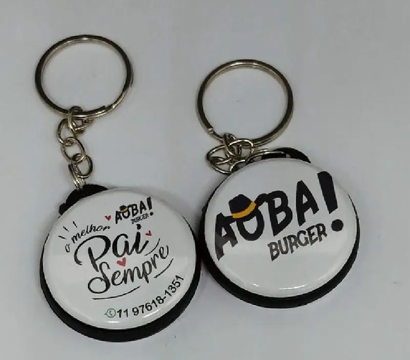 Chaveiro Botton Dupla Face 3,5cm