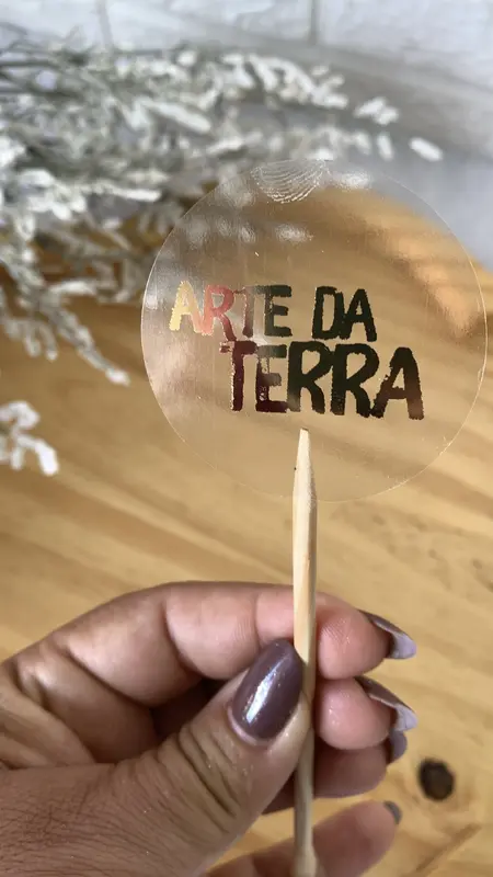 Etiqueta Transparente Redonda 5cm (50 UND)