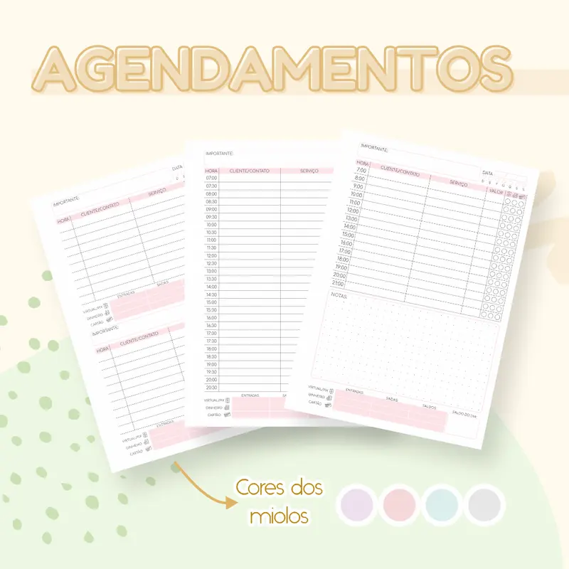 Agendamento  de Horários P.S (NÃO DATADO)