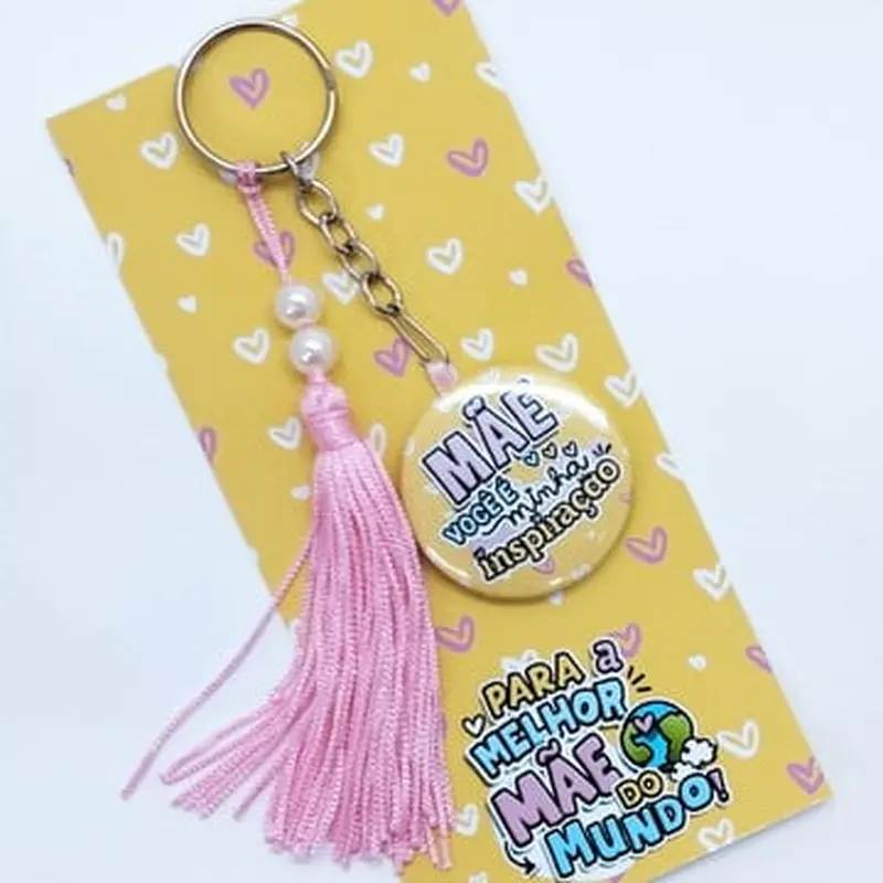 Chaveiro Botton 1F 3,5cm Tassel